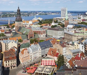 The city of riga