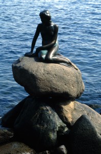 The Little Mermaid statue, Copenhagen, Denmark