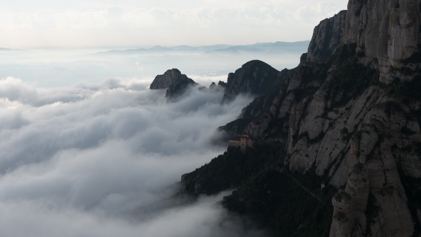 A mystical morning in Montserrat. © 2014 Ralph Grizzle