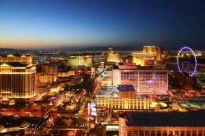Las Vegas At Sunset