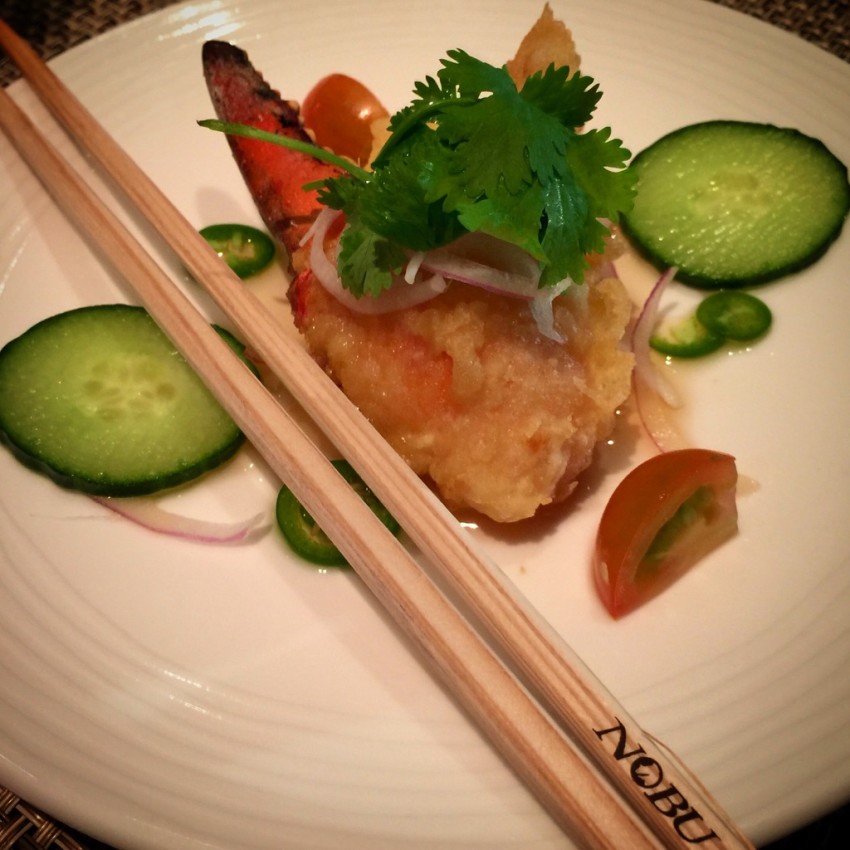 Always a favorite, tempura at the Sushi Bar on Crystal Symphony. © 2015 Ralph Grizzle