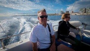 Fast boat tour in Malta.