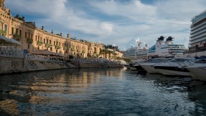 Seabourn Sojourn in Valletta, Malta.