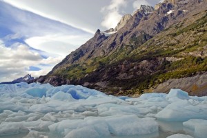 Icebergs off the coast of Tierra del Fuego