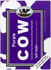 Click on the book to grab your own copy of "Purple Cow"
