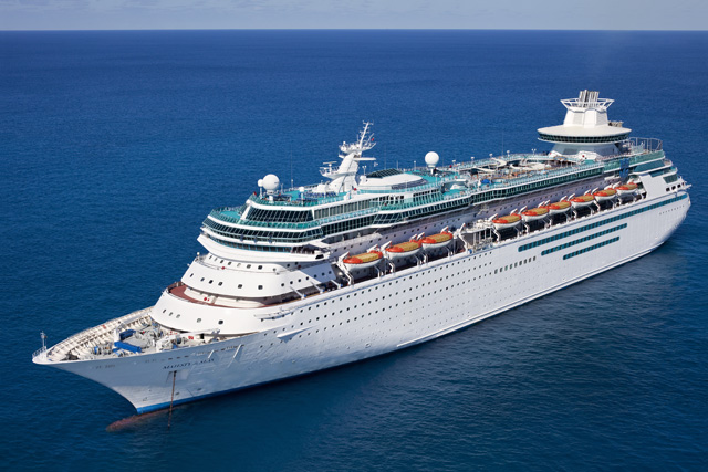Royal Caribbean has come along way from ships like Majesty of the Seas, shown here, but the line’s sense of fun hasn’t changed.