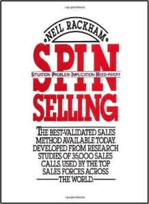 Click on the book to grab your own copy of "Spin Selling"