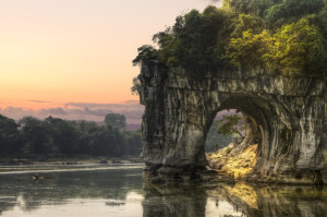 Elephant Trunk Hill in the City of Guilin, China