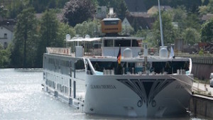 Uniworld’s Maria Theresa docked in Bamberg. © 2015 Ralph Grizzle