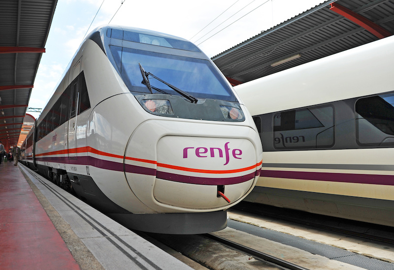 Spain's Renfe Passenger train