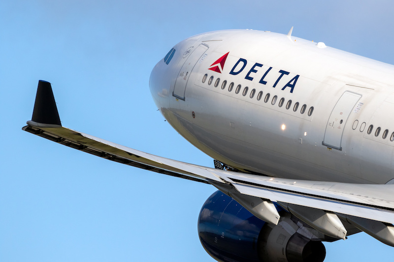 Delta Air Lines Airbus A330 passenger plane