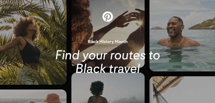 Black Travel Hub montage of Pinterest postings