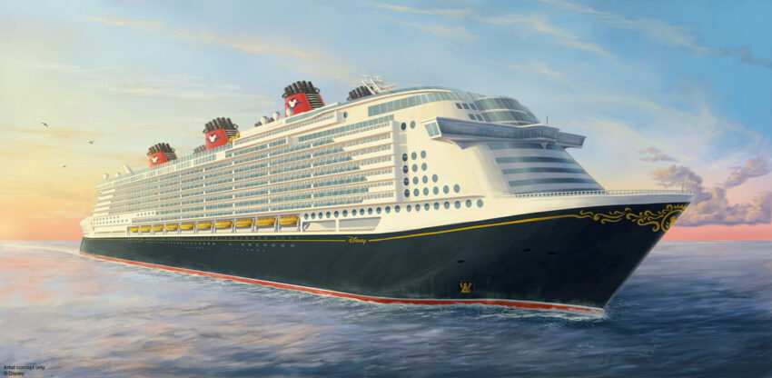 Artist rendering of Disney Cruise Line's Global Dream