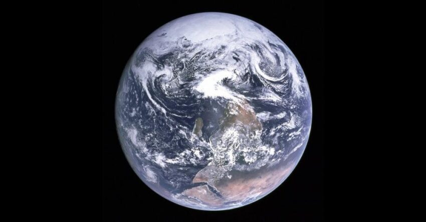 Planet Earth a seen from space