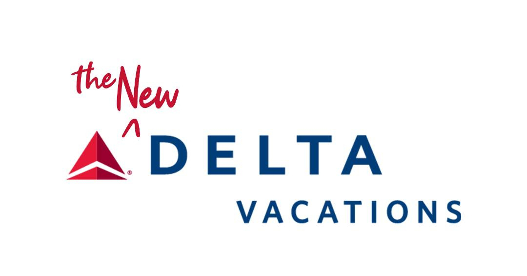 Delta Vacations text logo