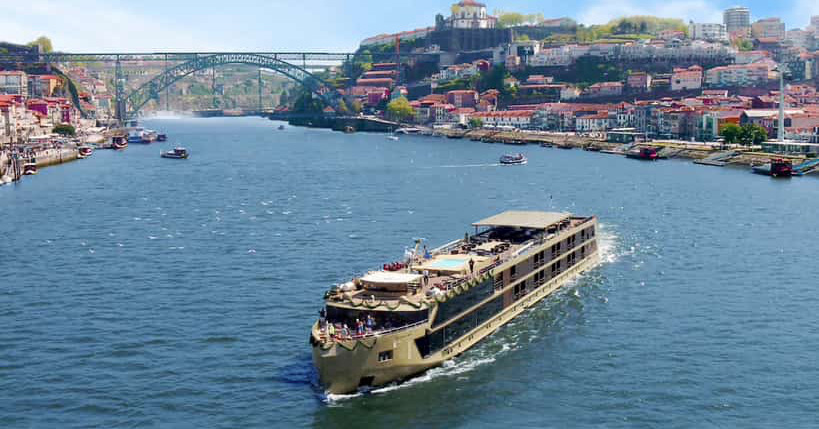 AmaWaterways cruise ship on river